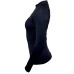 Рашгард женский SCALLOPS PROSKIN ZIP W`S чёрный